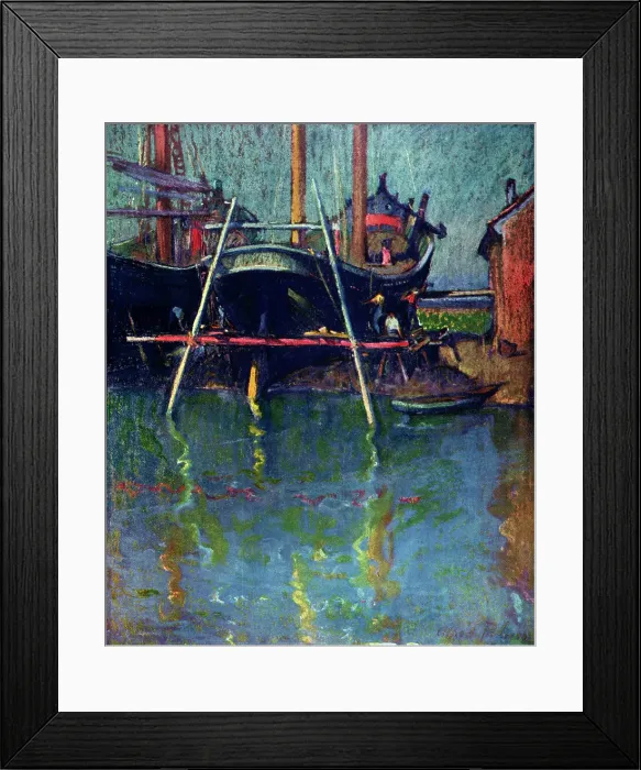 Framed Print : Shipworkers Framed Print : Shipworkers