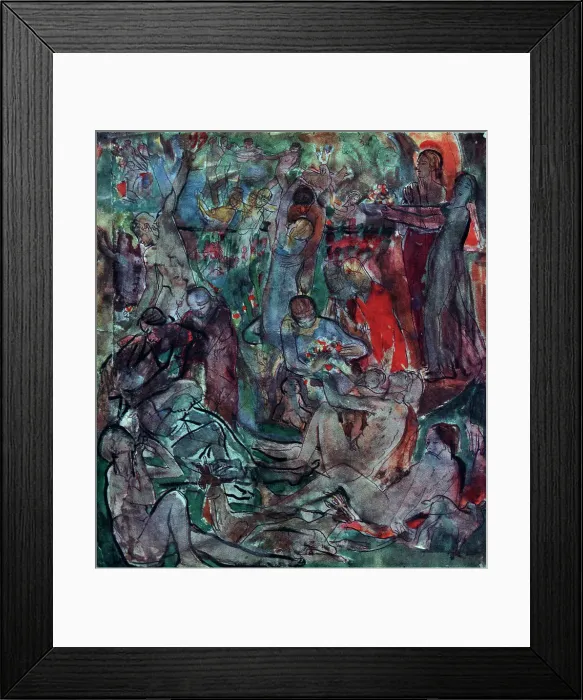 Framed Print : Study for a Large Decoration Framed Print : Study for a Large Decoration