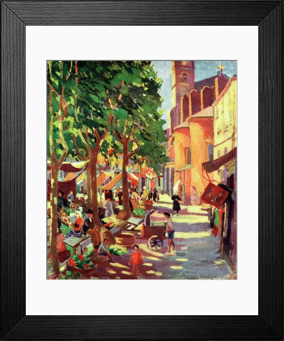 Framed Print : Market Town Framed Print : Market Town