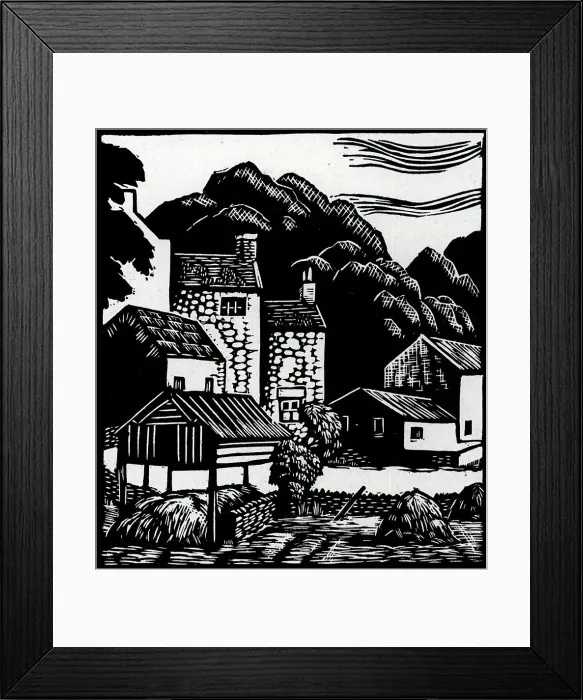 Framed Print : A Wednesleydale Farm Framed Print : A Wednesleydale Farm