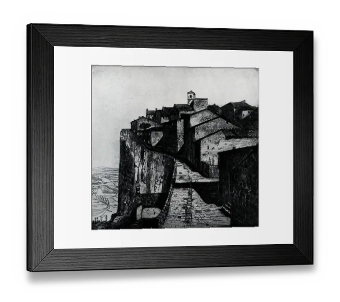Framed Print : A Street in Orvieto Framed Print : A Street in Orvieto