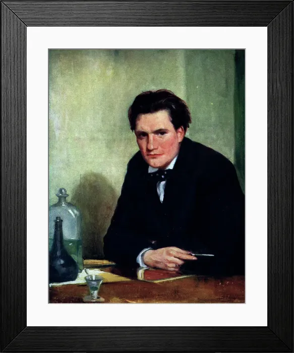 Framed Print : Portrait of James McBey Framed Print : Portrait of James McBey