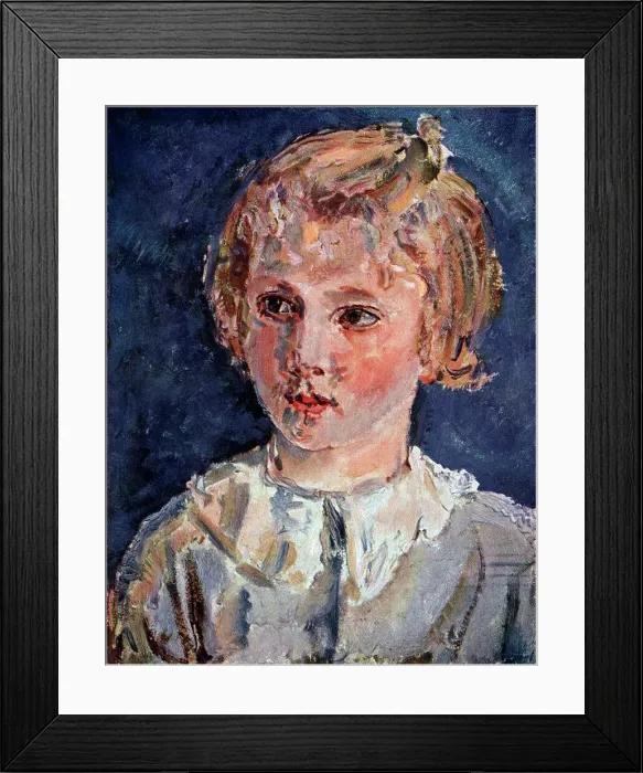 Framed Print : Portrait of a Girl Framed Print : Portrait of a Girl