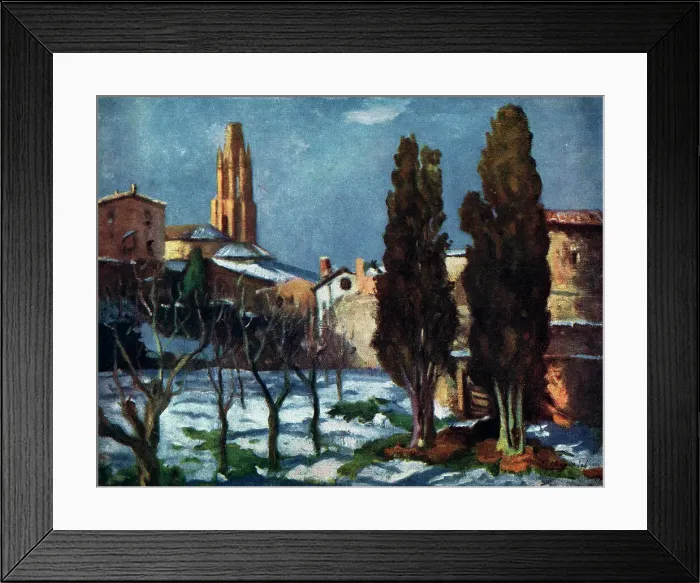 Framed Print : Gerona after a Snowstorm Framed Print : Gerona after a Snowstorm