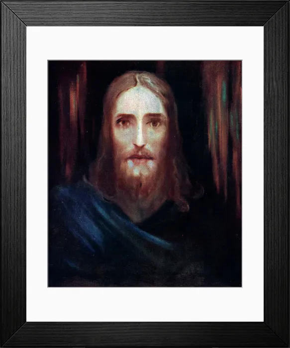 Framed Print : Portrait of Jesus Framed Print : Portrait of Jesus