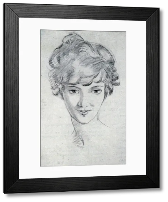 Framed Print : Sketch of a Woman Framed Print : Sketch of a Woman