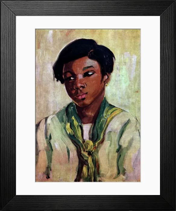 Framed Print : Portrait of a Young Woman Framed Print : Portrait of a Young Woman