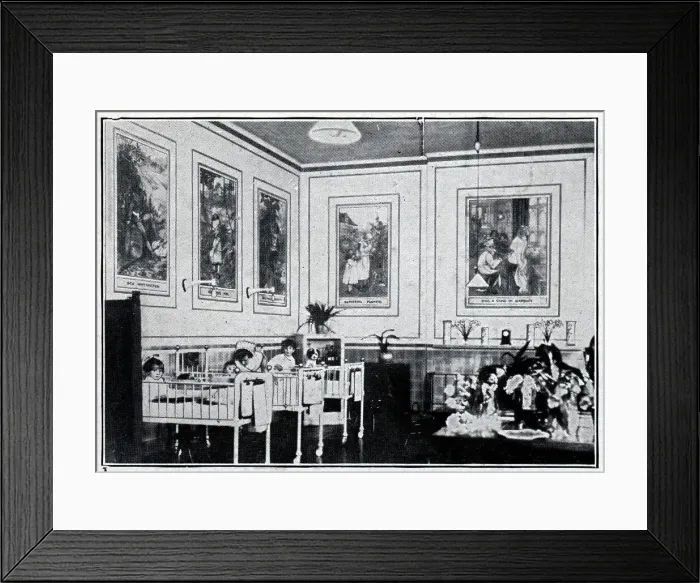 Framed Print : The Children's Ward of Westminster Hospital Framed Print : The Children's Ward of Westminster Hospital