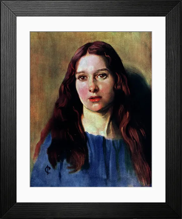 Framed Print : Portrait of a Woman Framed Print : Portrait of a Woman