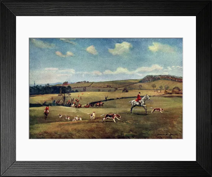 Framed Print : Leicestershire Hunt Framed Print : Leicestershire Hunt