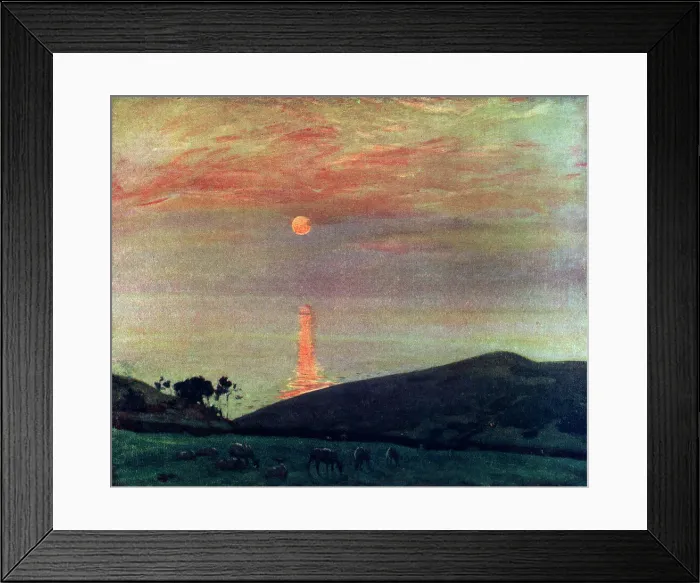 Framed Print : Landscape Sunset Framed Print : Landscape Sunset