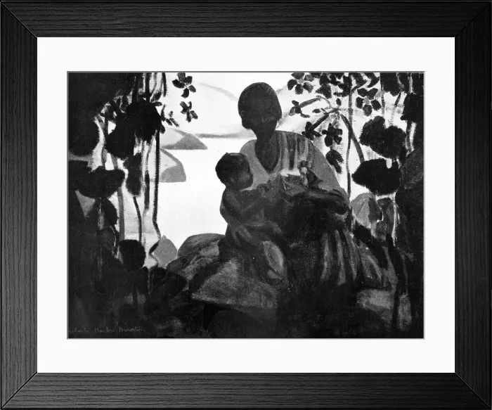 Framed Print : Woman with her Child Framed Print : Woman with her Child