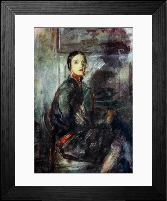 Framed Print : Irene. Portrait of Irene Dineley, model in a number of portraits Framed Print : Irene. Portrait of Irene Dineley, model in a number of portraits