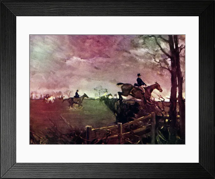 Framed Print : Leicestershire Hunt Framed Print : Leicestershire Hunt