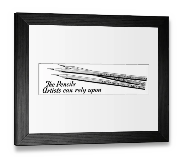 Framed Print : Castell Advertisement Framed Print : Castell Advertisement