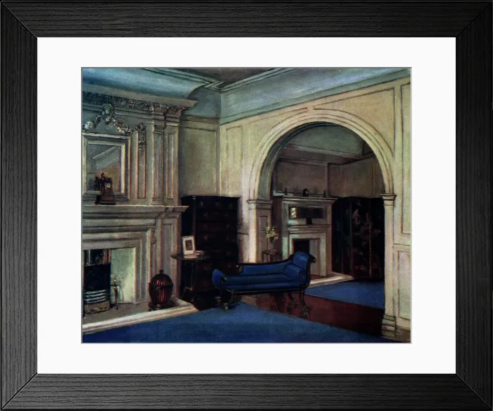 Framed Print : Blue Chaise Longe Framed Print : Blue Chaise Longe