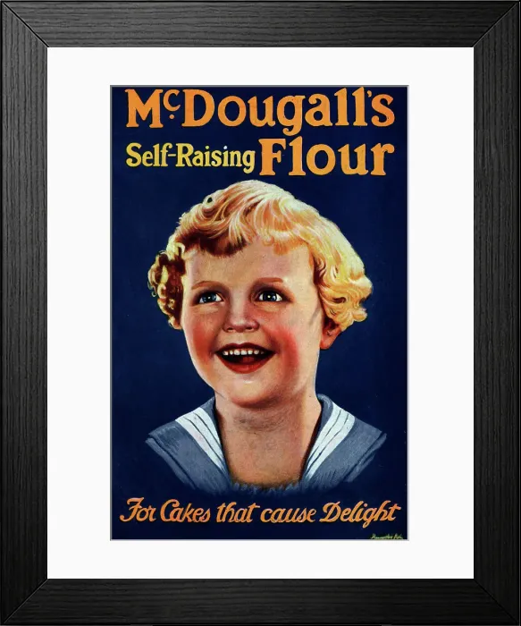 Framed Print : Commercial Poster McDougall's Flour Framed Print : Commercial Poster McDougall's Flour