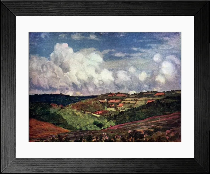 Framed Print : Colourful Countryside Framed Print : Colourful Countryside
