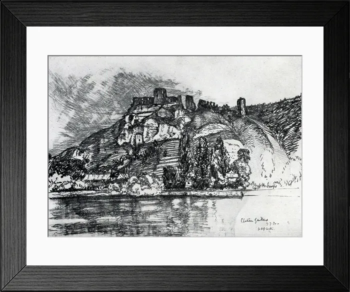 Framed Print : Chateau Gaillard Framed Print : Chateau Gaillard