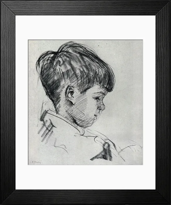 Framed Print : Portrait of a Boy Framed Print : Portrait of a Boy