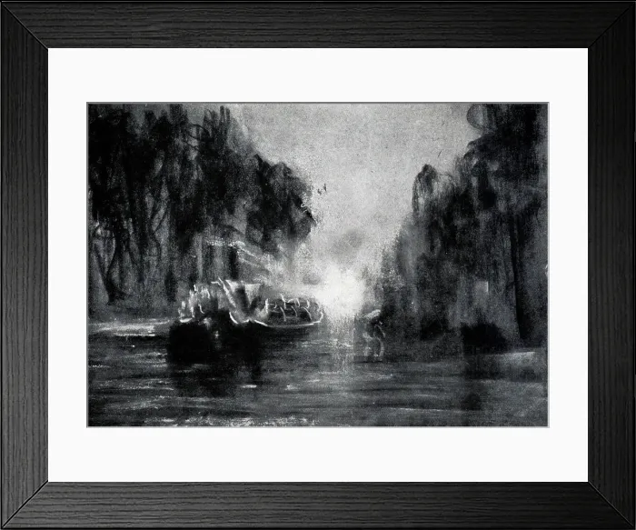 Framed Print : Wood Barges on the Murray Framed Print : Wood Barges on the Murray