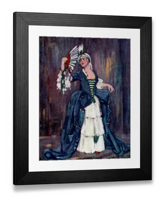 Framed Print : Miss Edith Evans as Mrs Millimant Framed Print : Miss Edith Evans as Mrs Millimant