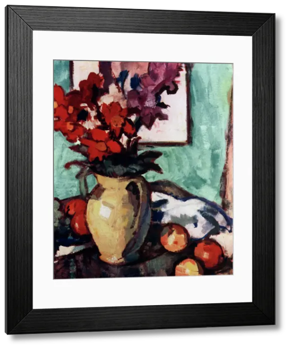 Framed Print : Still Life Fruit and Flowers Framed Print : Still Life Fruit and Flowers