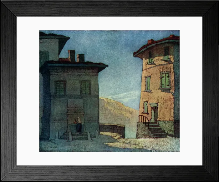 Framed Print : Houses in Venice Framed Print : Houses in Venice