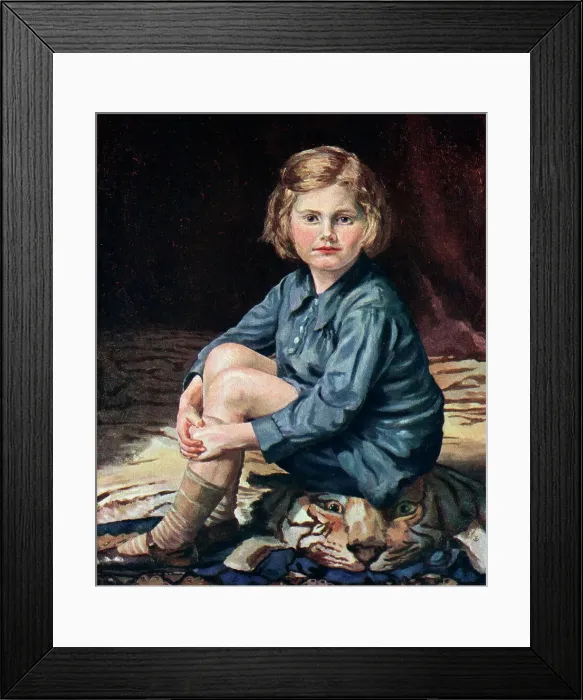Framed Print : Teddy and The Tiger Framed Print : Teddy and The Tiger