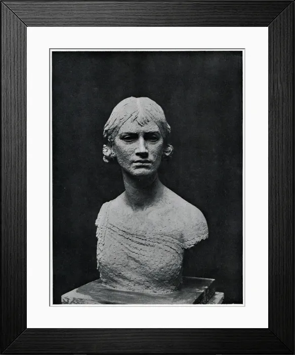 Framed Print : Sculpture of Granetta Framed Print : Sculpture of Granetta