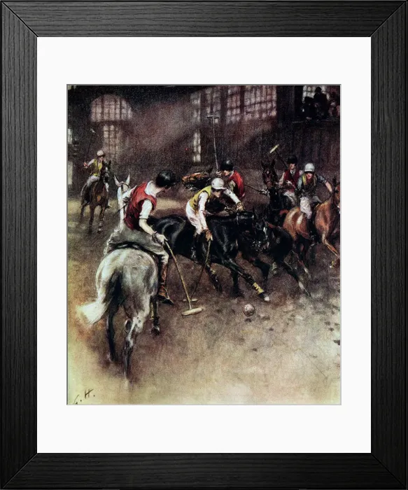 Framed Print : National School of Equitation Advertisement