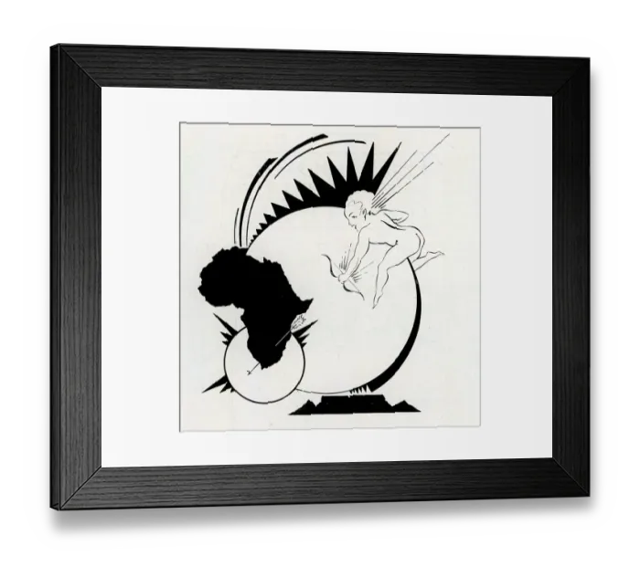Framed Print : The South African Holiday Advertisement Framed Print : The South African Holiday Advertisement
