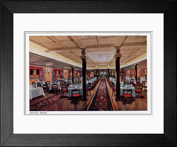 Framed Print : Stella Polaris Dining Room Framed Print : Stella Polaris Dining Room