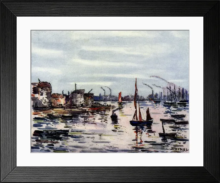 Framed Print : On The Thames