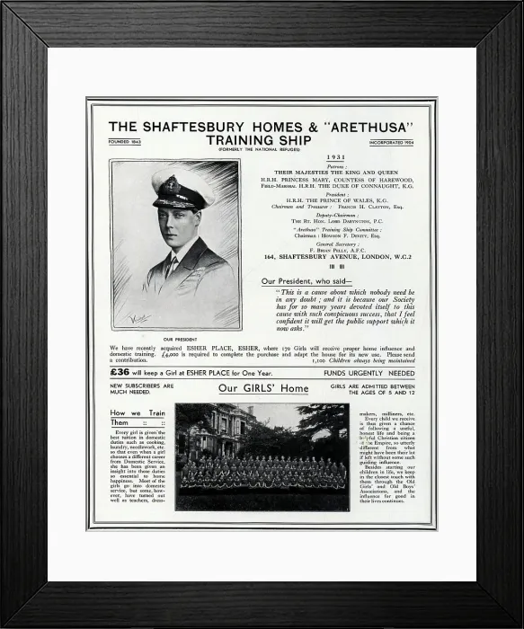 Framed Print : Advertisement for Shaftesbury Homes Framed Print : Advertisement for Shaftesbury Homes