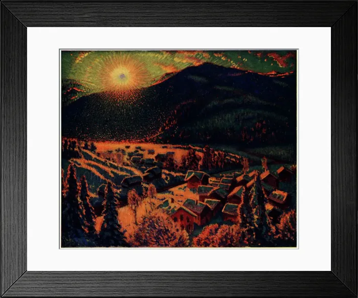 Framed Print : Paysage, Last Radiance Framed Print : Paysage, Last Radiance