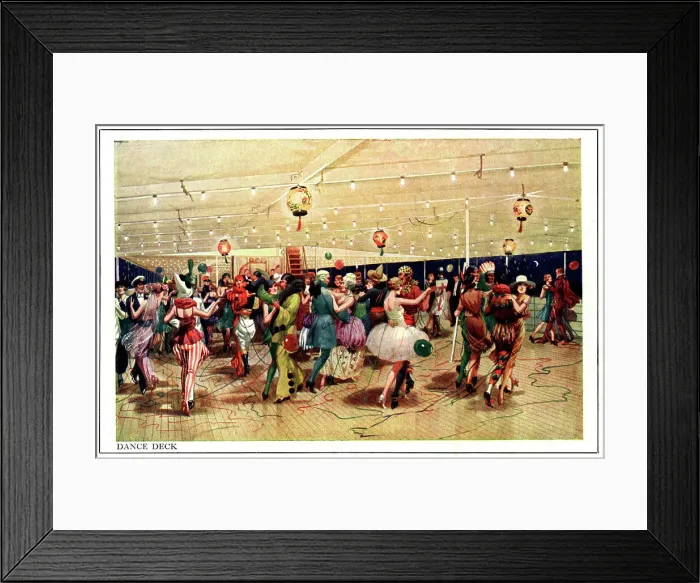 Framed Print : Stella Polaris Dance Deck Framed Print : Stella Polaris Dance Deck