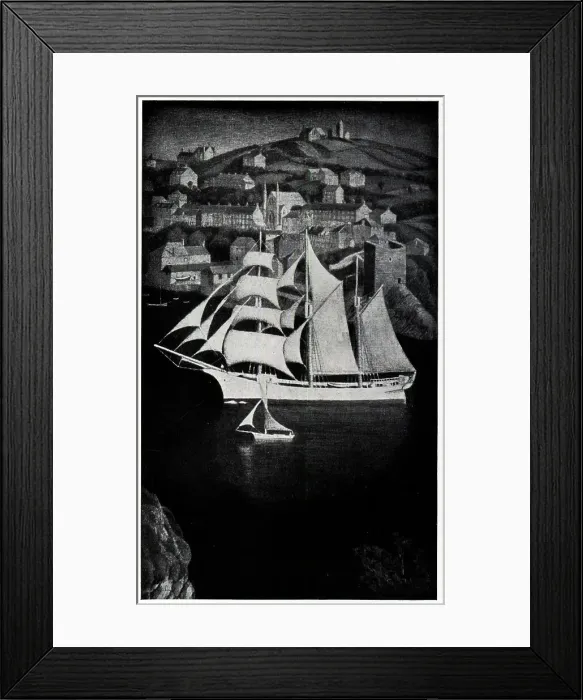 Framed Print : A Sailing Vessel Framed Print : A Sailing Vessel