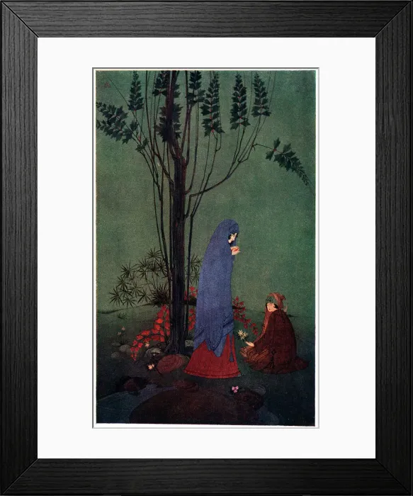 Framed Print : The Flower Gatherers Framed Print : The Flower Gatherers