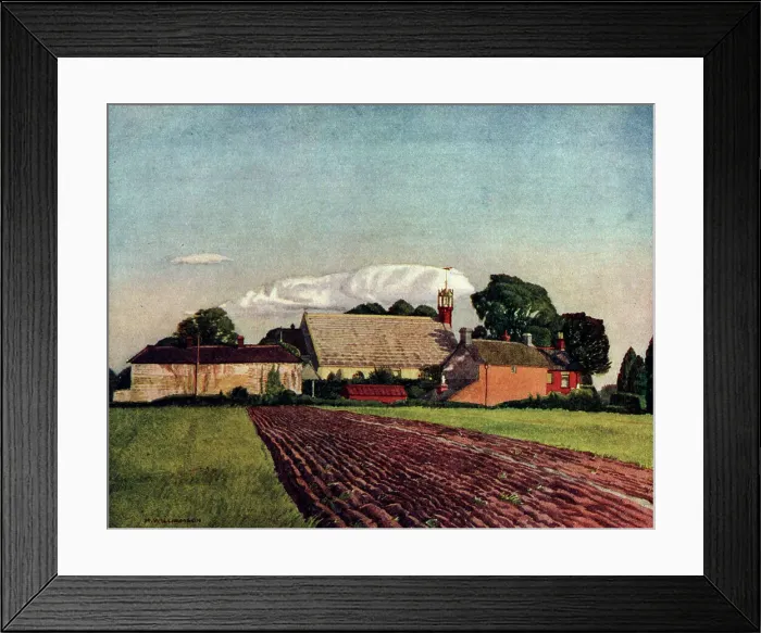 Framed Print : Country Farm Framed Print : Country Farm