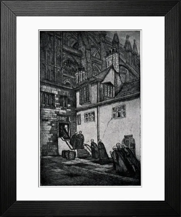 Framed Print : Dean's Yard, Westminster Framed Print : Dean's Yard, Westminster