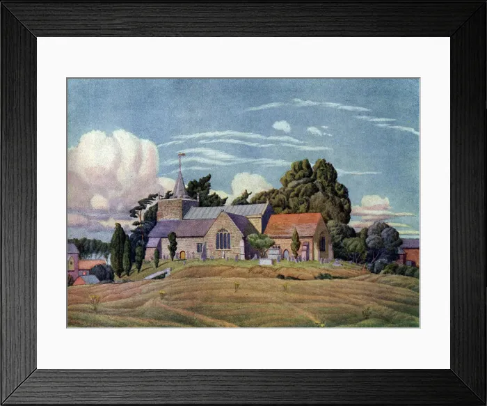 Framed Print : Sopley Church, Hampshire Framed Print : Sopley Church, Hampshire