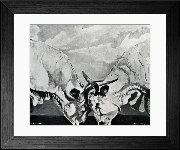 Framed Print : Les Messieurs Framed Print : Les Messieurs