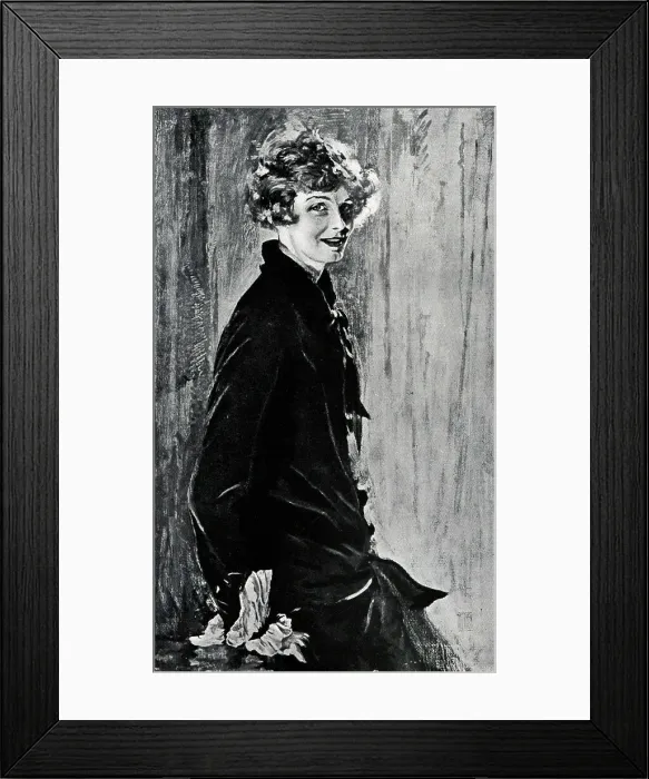 Framed Print : Lady in Black Framed Print : Lady in Black