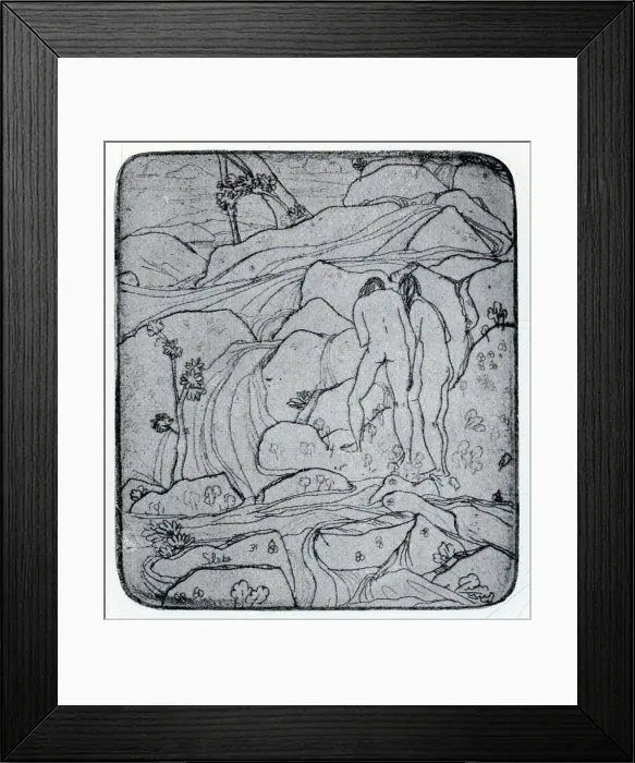 Framed Print : Adam and Eve Framed Print : Adam and Eve