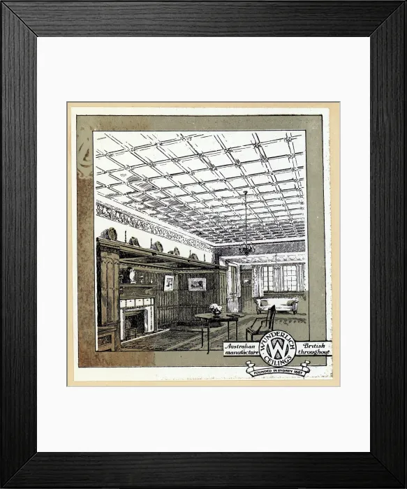 Framed Print : Wunderlich Advertisement