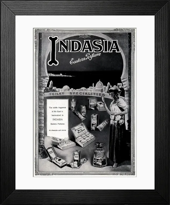 Framed Print : Indasia Advertisement Framed Print : Indasia Advertisement