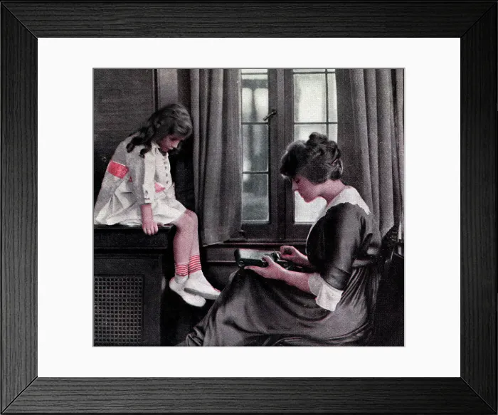 Framed Print : Kodak Advertisement Illustration Framed Print : Kodak Advertisement Illustration
