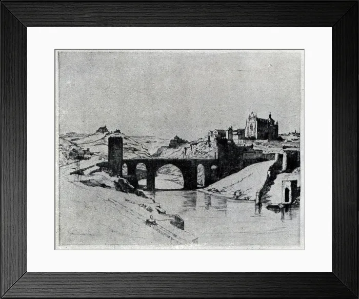 Framed Print : Toledo Bridge Framed Print : Toledo Bridge