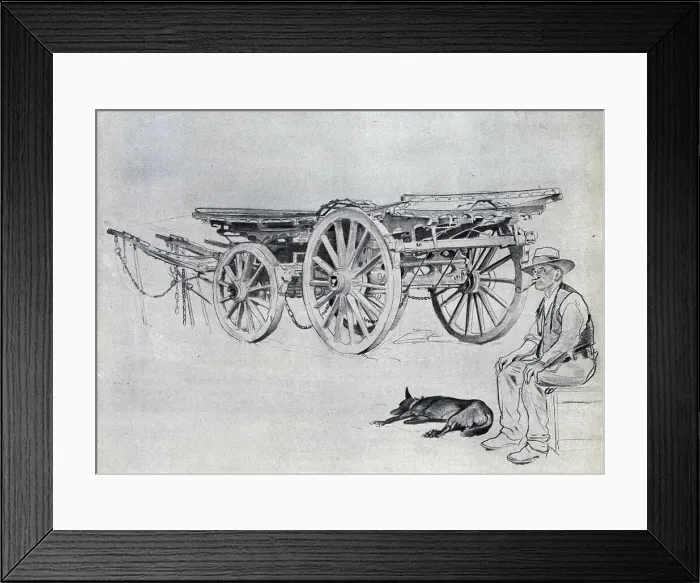 Framed Print : The Wool Wagon Framed Print : The Wool Wagon